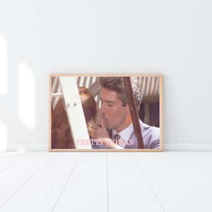 Pretty Woman  poster kiss Canvas poster art wall No frame