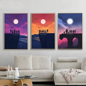 Kritische Rolle Serie Poster, Wanddekoration, Leinwand Poster, Wandbild, Kunst Poster, Kunstwand, Kein Rahmen