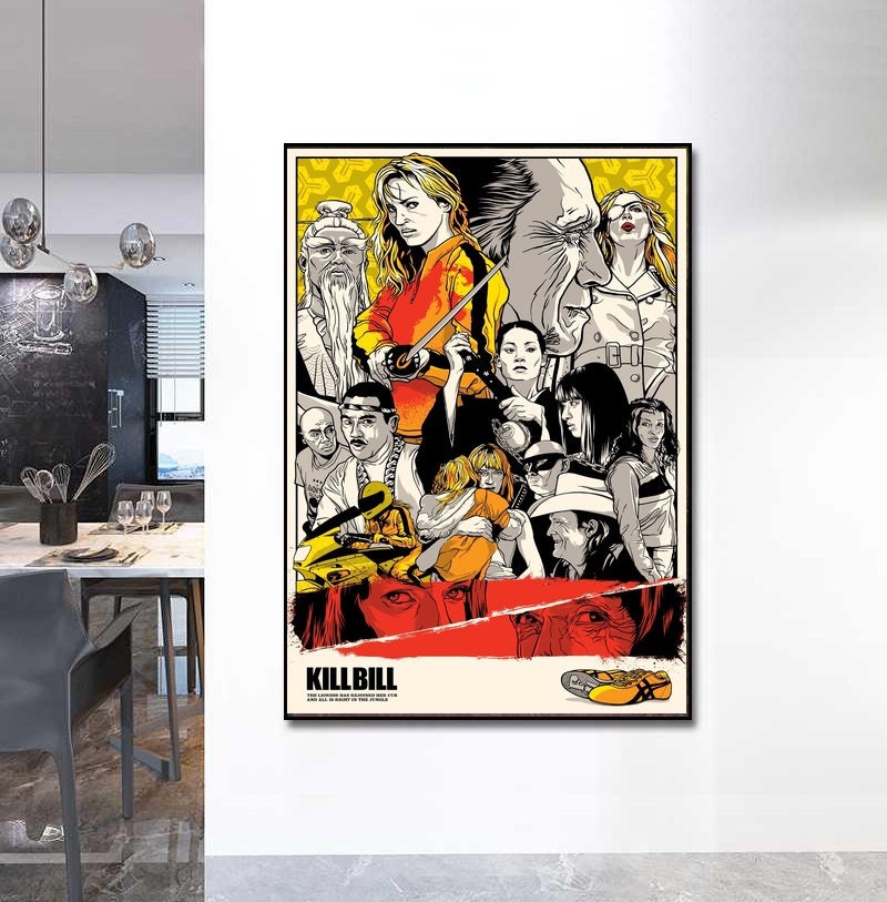 Kill Bill Movie Poster Canvas Poster Art Wall No Frame - Etsy