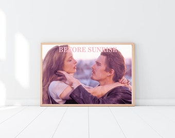 Before Sunrise poster Canvas poster art wall No frame