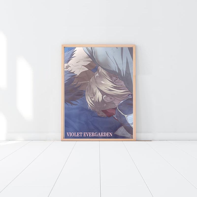 YZLI Anime Violet Evergarden The Movie Poster Pittura Decorativa Tela Wall Art Soggiorno Camera da Letto 30 x 45 cm