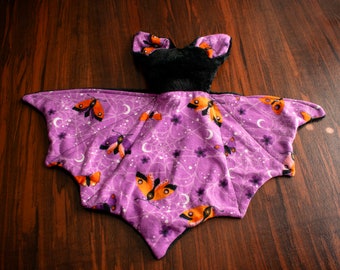 Baby Bat Lovey, Moths and Webs Pattern
