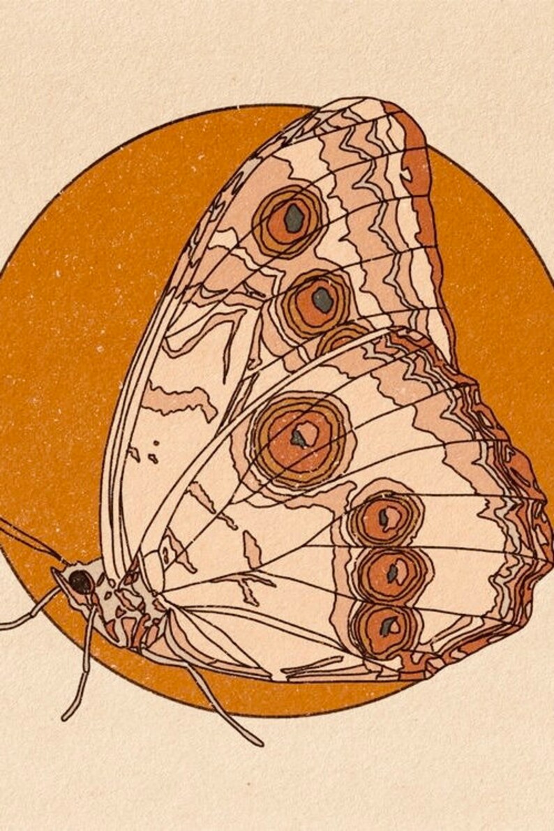 Burnt Orange Boho Aesthetic Wall Collage Kit 65 IMAGES | Etsy