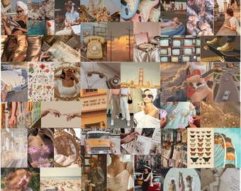 Vintage Vibes Aesthetic Collage Kit (75 IMAGES DIGITAL DOWNLOAD)