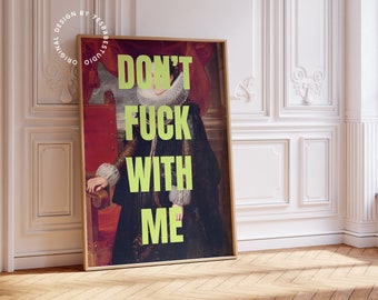 Feminist wall art, Altered art print, Coquette decor, Rococo art, Maximalist wall art, Quirky wall art, Baroque art print, victorian art