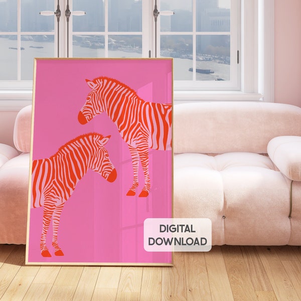Zebra Room Decor Etsy