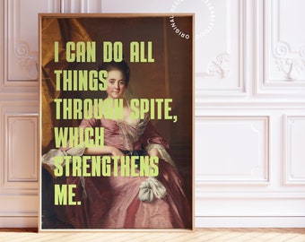 Altered art print, Maximalist wall art, Quirky wall art, Weird decor, Baroque art print, Altered portrait, Weird art, Eccentric wall art