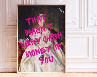 Altered art prints, Maximalist wall art, Remade classical art, Funny painting, Eclectic decor, Maximalist decor, Quirky wall art, Colorful