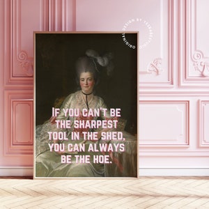 Altered art print, Coquette room decor, Rococo wall art, Maximalist wall art, Quirky wall art, Baroque art print, Altered portrait,