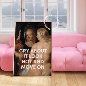 Altered art prints, Maximalist wall art, Feminist wall art, apartment decor aesthetic prints, Funky room decor, Eclectic wall art, unique