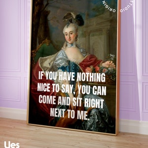 Altered art print, Coquette decor, Rococo art, Maximalist wall art, Quirky wall art, Baroque art print, Victorian art, Sassy art print