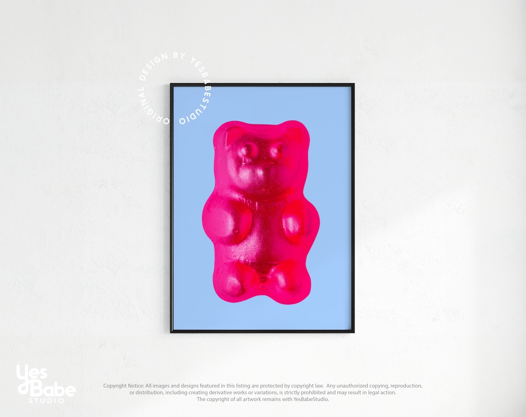 Chamoy Gummy Bear - Gummy Bear - Posters and Art Prints