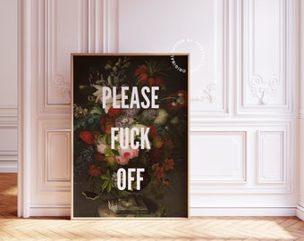 Altered art print, Moody maximalist wall art, Quirky decor, Altered painting, Baroque art print, Dark academia decor, Gothich room decor