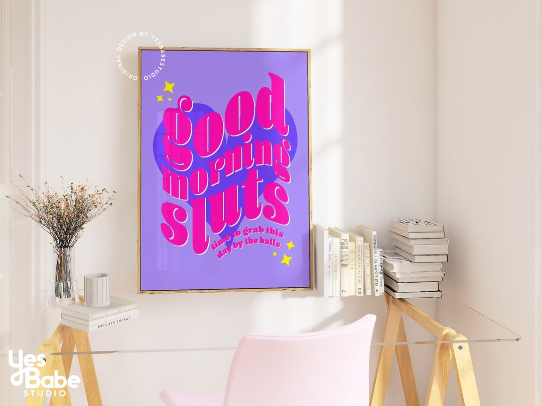 Weird Wall Art, Quirky Home Decor, Maximalist Wall Art, Dopamine Decor