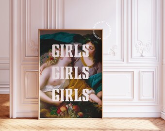 Altered art print, Maximalist wall art, Baroque art print, Quirky wall art, Altered painting, Altered portrait, Rococo wall art, Funky decor