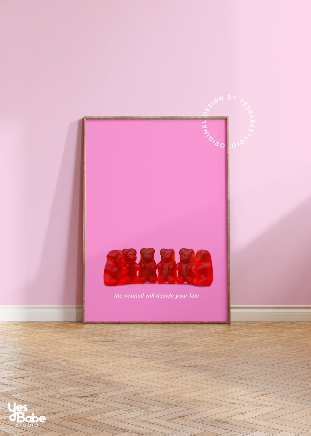 Gummy Bear Art, Weird Decor, Weird Wall Art, Weirdcore Decor, Funny