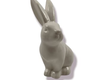 Keramik Kaninchen Deko Ostern Ornament Weiß Skulptur