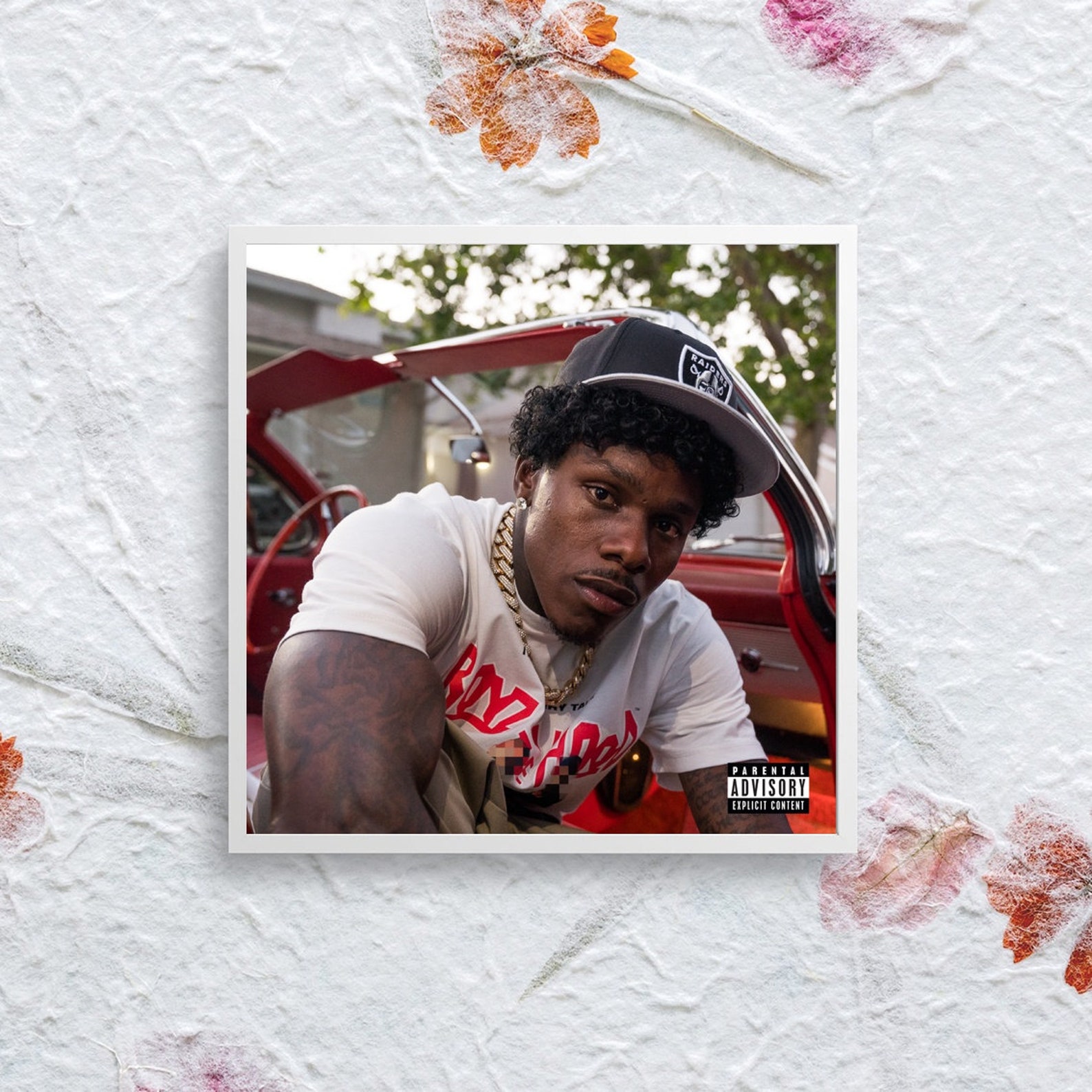 Dababy Red Light Green Light Canvas Posterdababy Album Cover Etsy