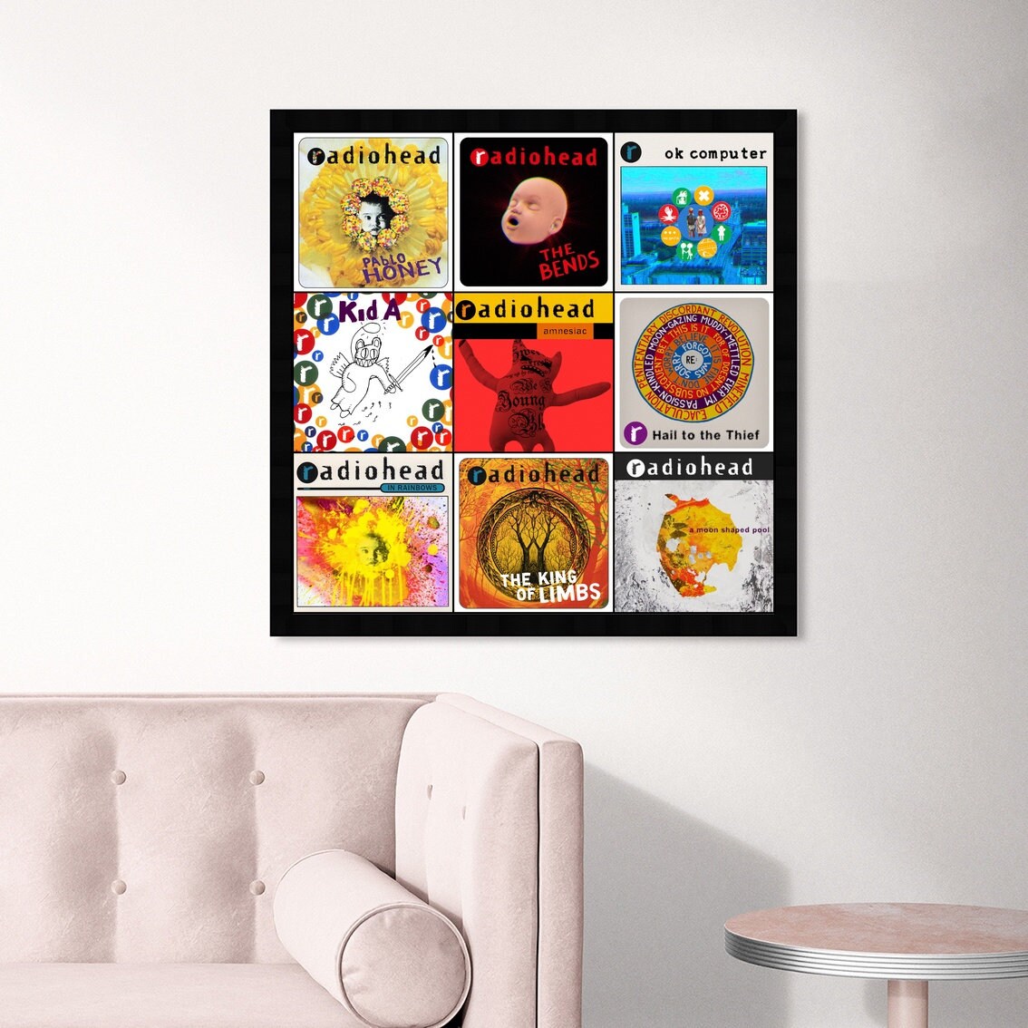 Radiohead Music Canvas Poster Radiohead Album Cover Wall