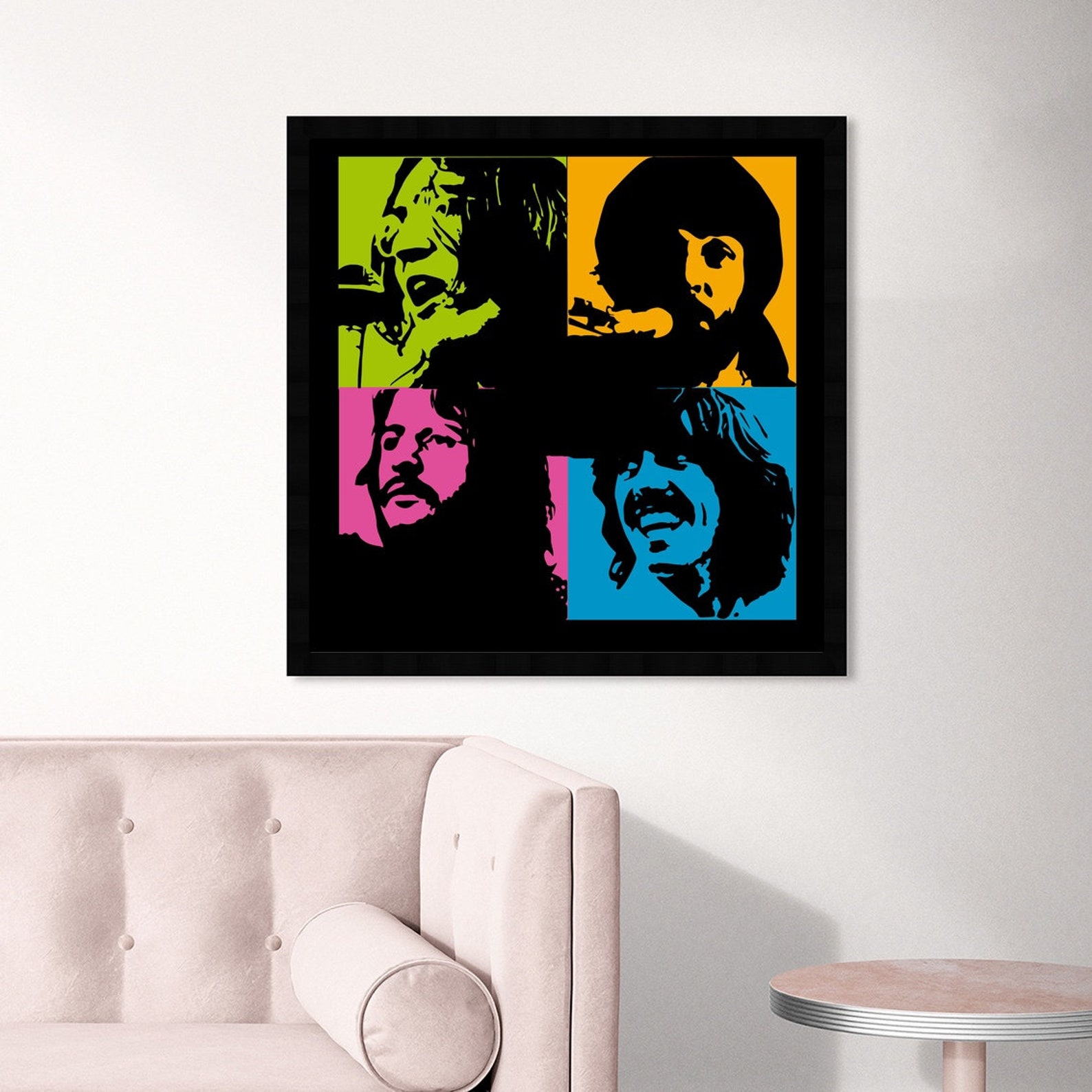The Beatles Canvas Poster The Beatles Canvas Poster ArtWall Etsy