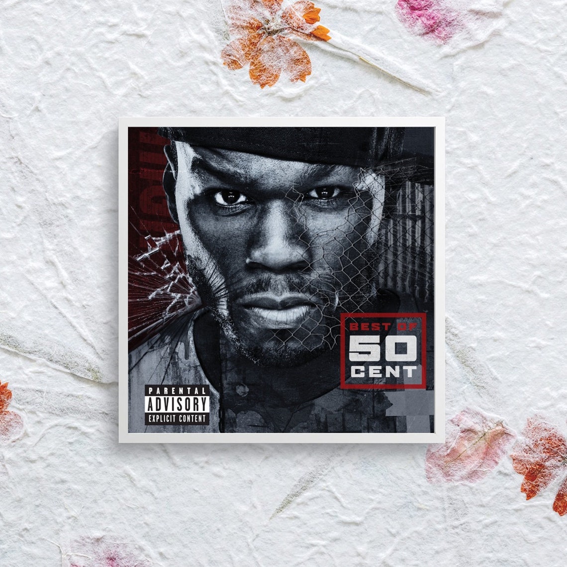 50 Cent Best Of Album Canvas Poster50 Cent Album Cover Wall | Etsy