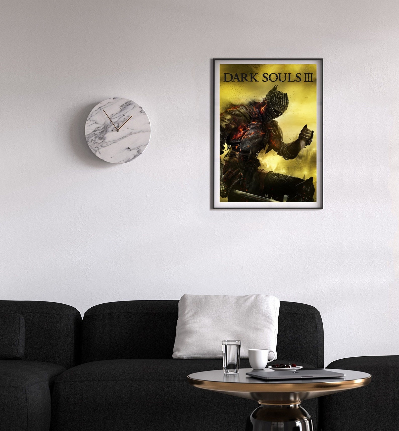 Dark souls game Canvas Poster Art Wall Art Painting For Living Etsy