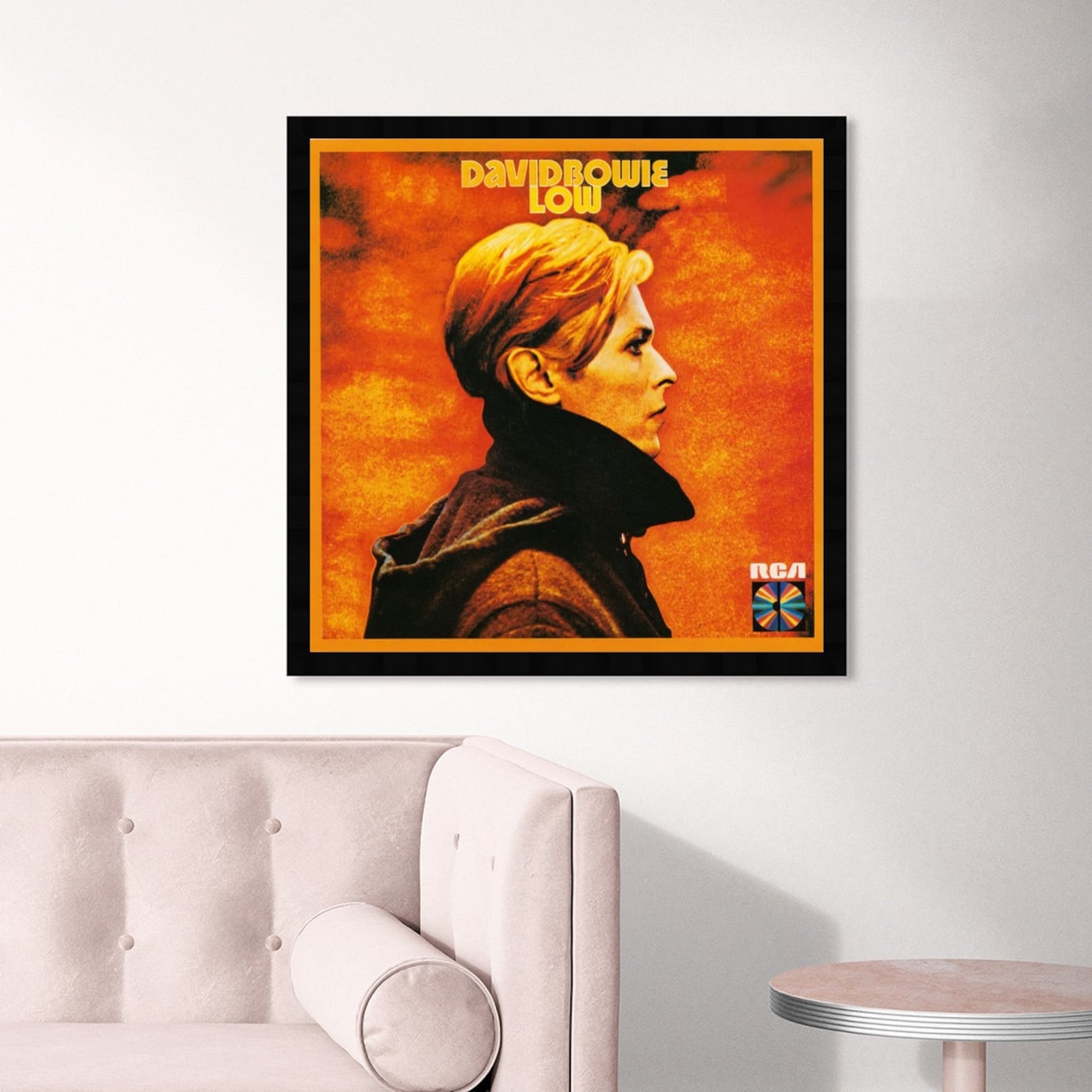 David Bowie Canvas Poster David Bowie Low Album Cover Wall