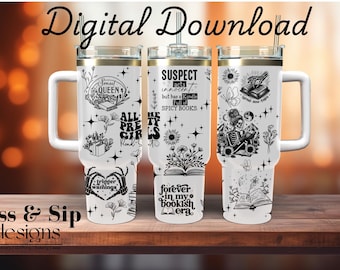 Smut Lover, Book Girl, Book Tok, Digitale download, Lasergraveren, Laserbestand, SVG, PNG, Rotary, 40oz volledige wrap, humor voor volwassenen, Smut Reader,
