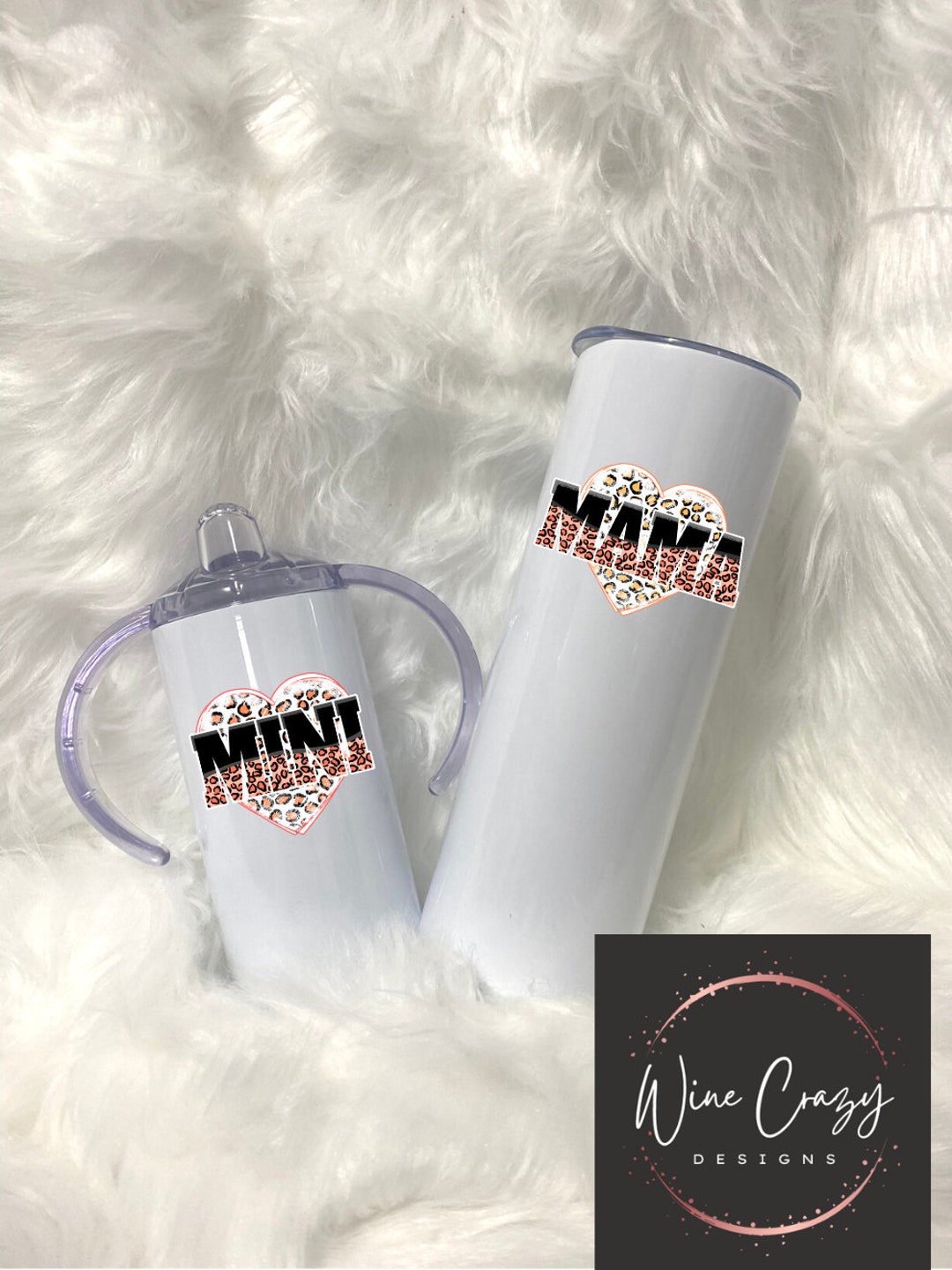 価格は安く Tumbler | Mini & Mama Set and Mommy | Hearts Print Leopard | ボディクリーム