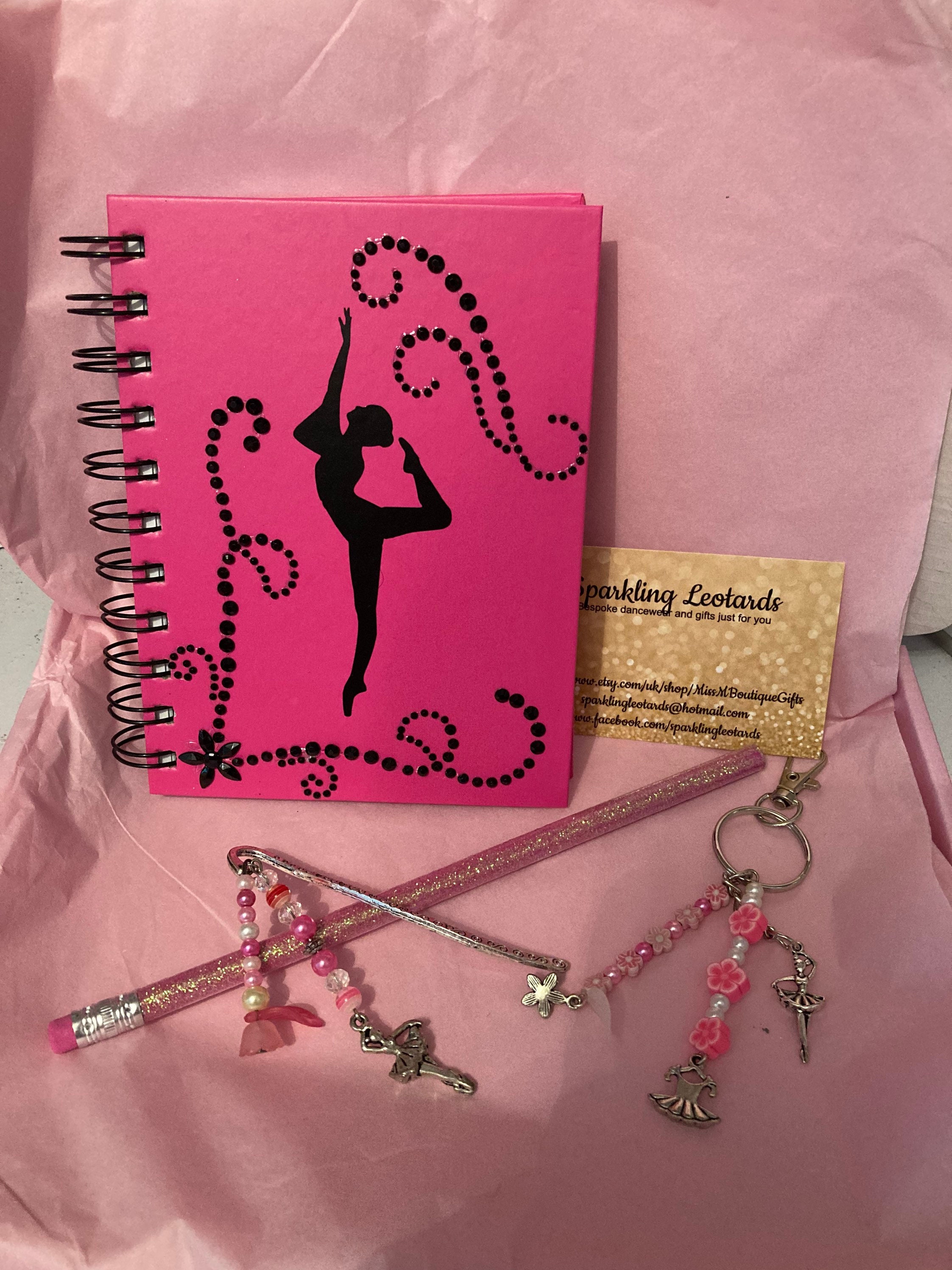 Ballet dancer notebook gift set birthday gift Etsy
