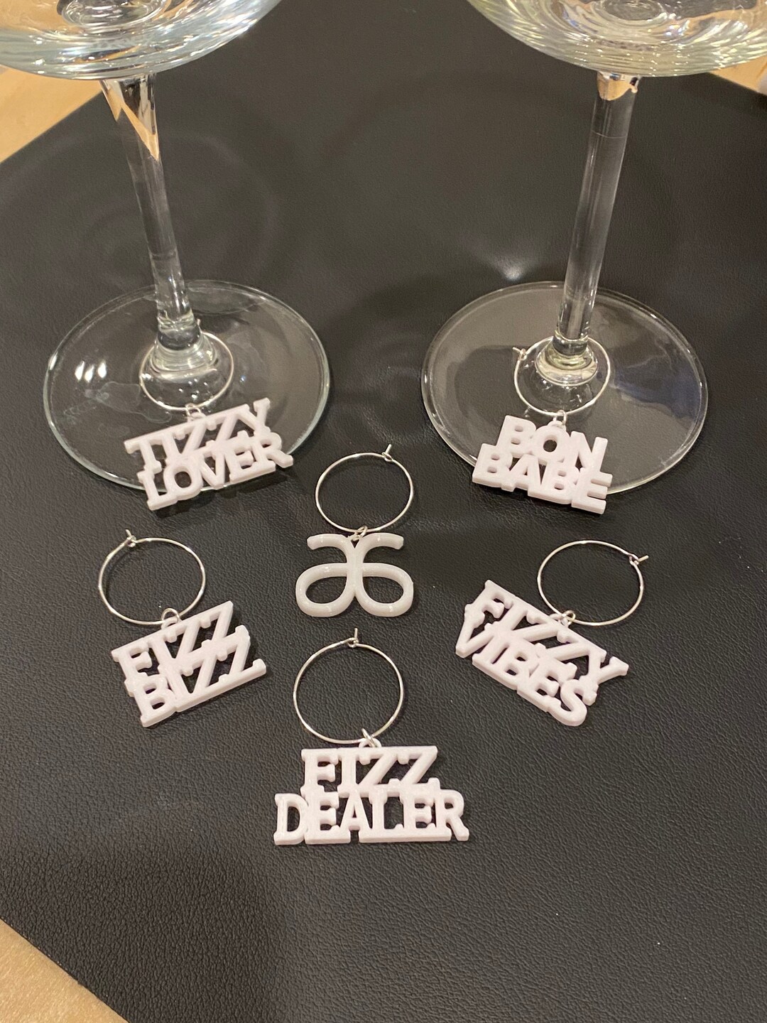 3D Printed Wine Charms - Etsy