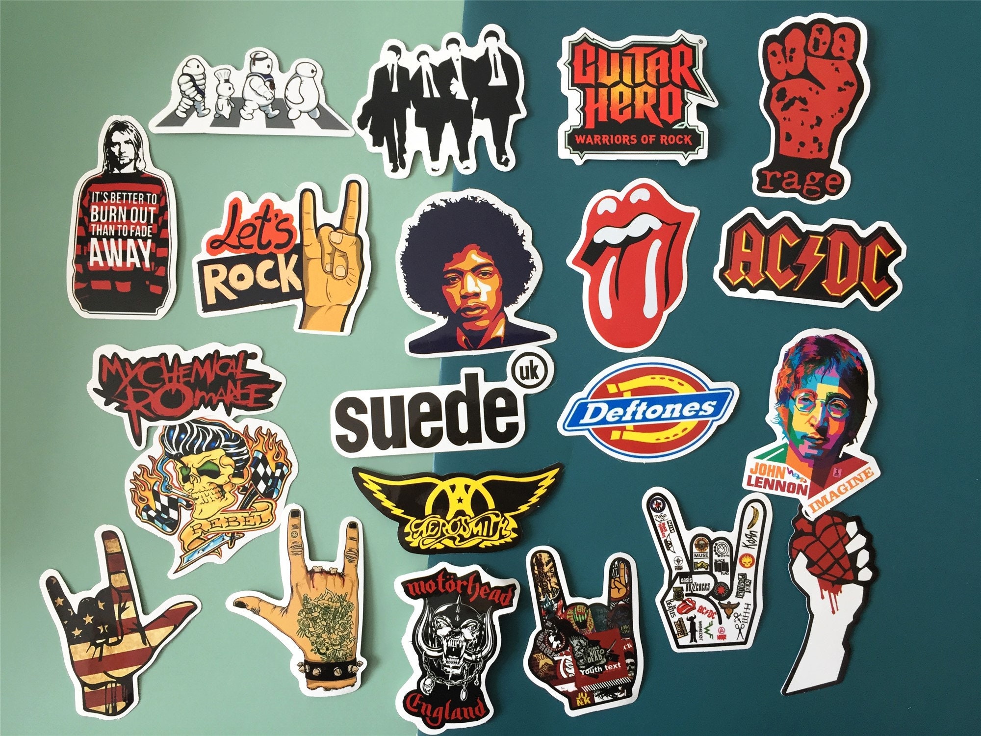 Pack of 52pcs Beatles Rock N Roll Band Punk Stickers Best | Etsy