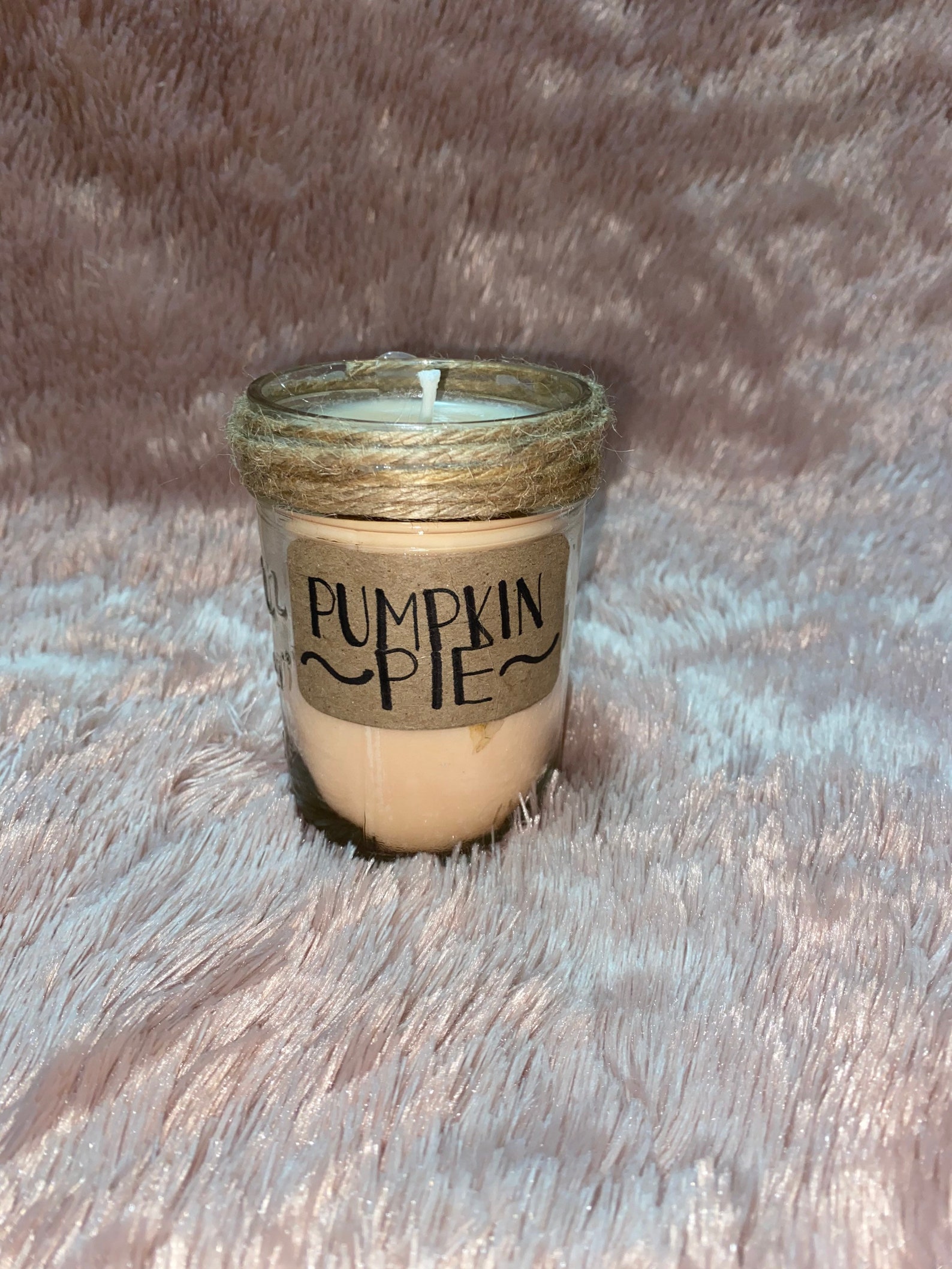 Pumpkin Pie Candle 8 Oz Etsy