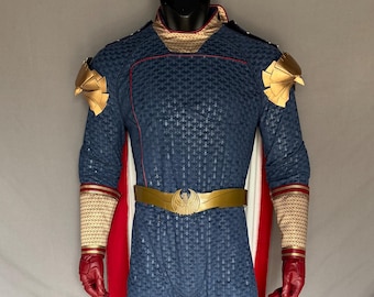 Homelander Costume Cosplay Suit With Cloak