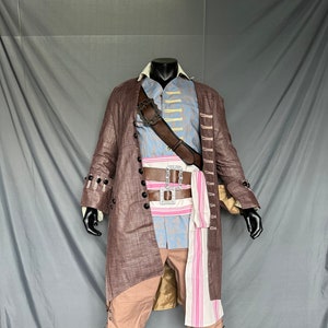Captain Jack Sparrow Costume Cosplay Suit Dead Men Tell No Tales Ver.