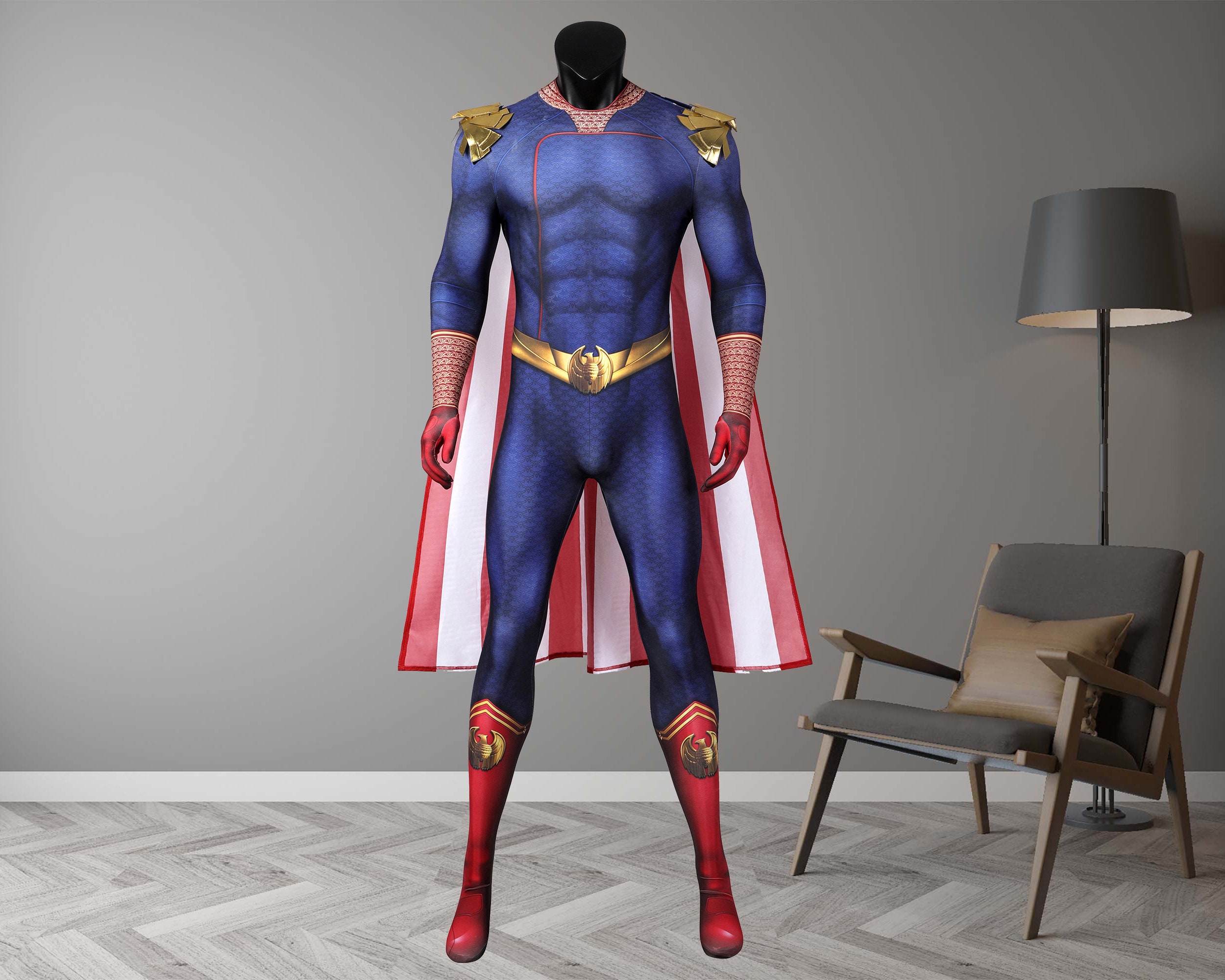 The Homelander Costume Cosplay Suit TV Series Version - Etsy Norway