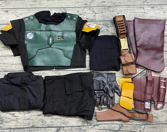Costume da cosplay del libro di Boba Fett con armatura