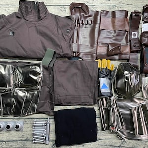 The Mandalorian 3 Din Djarin Costume Cosplay Suit with Cloak