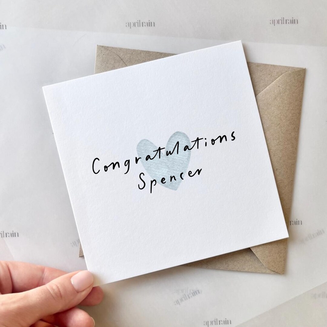 Personalised Congratulations Card | Well Done Card, Proud of You, You ...
