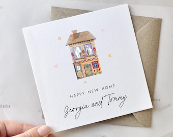 Happy New Home Card | Congratulations new house, You're moving card, Moving New house, First house, New memories New home, Quirky house