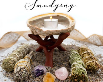 4 Kräuter Smudging · Kräutervariationen · Räuchern Hausreinigung Meditation positive Energie