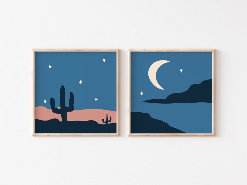 Western Art Gallery Wall Art Western Wall Décor Etsy