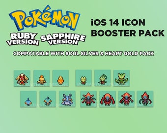 Pokemon Icons Etsy