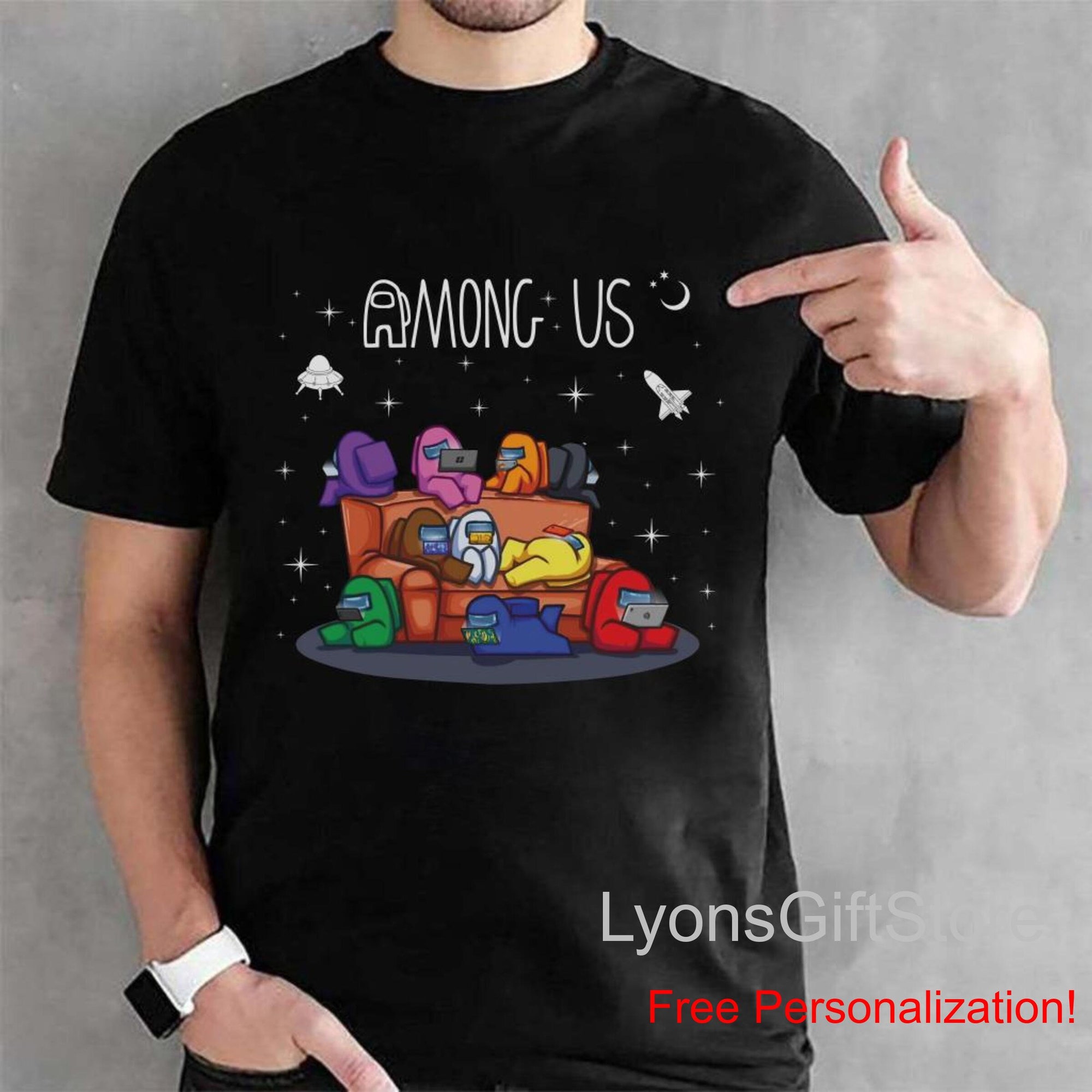 Discover Among Us shirt, Among Us Crewmates with hats shirt Youth funny shirts gift shirts Tshirt Hoodie Sweatshirt Long Sleeve Graphic Tee