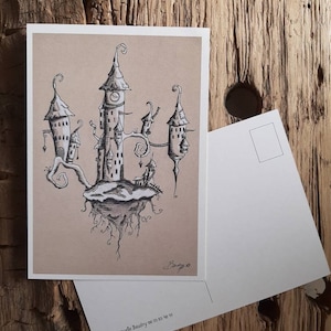 Carte postale Château dans le ciel