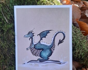Carte postale Dragonne