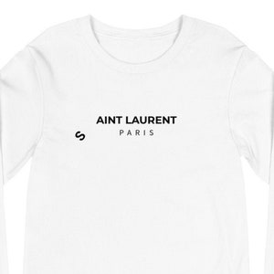 Aint laurent paris Unisex Hoodie Sustainable Clothing | Etsy