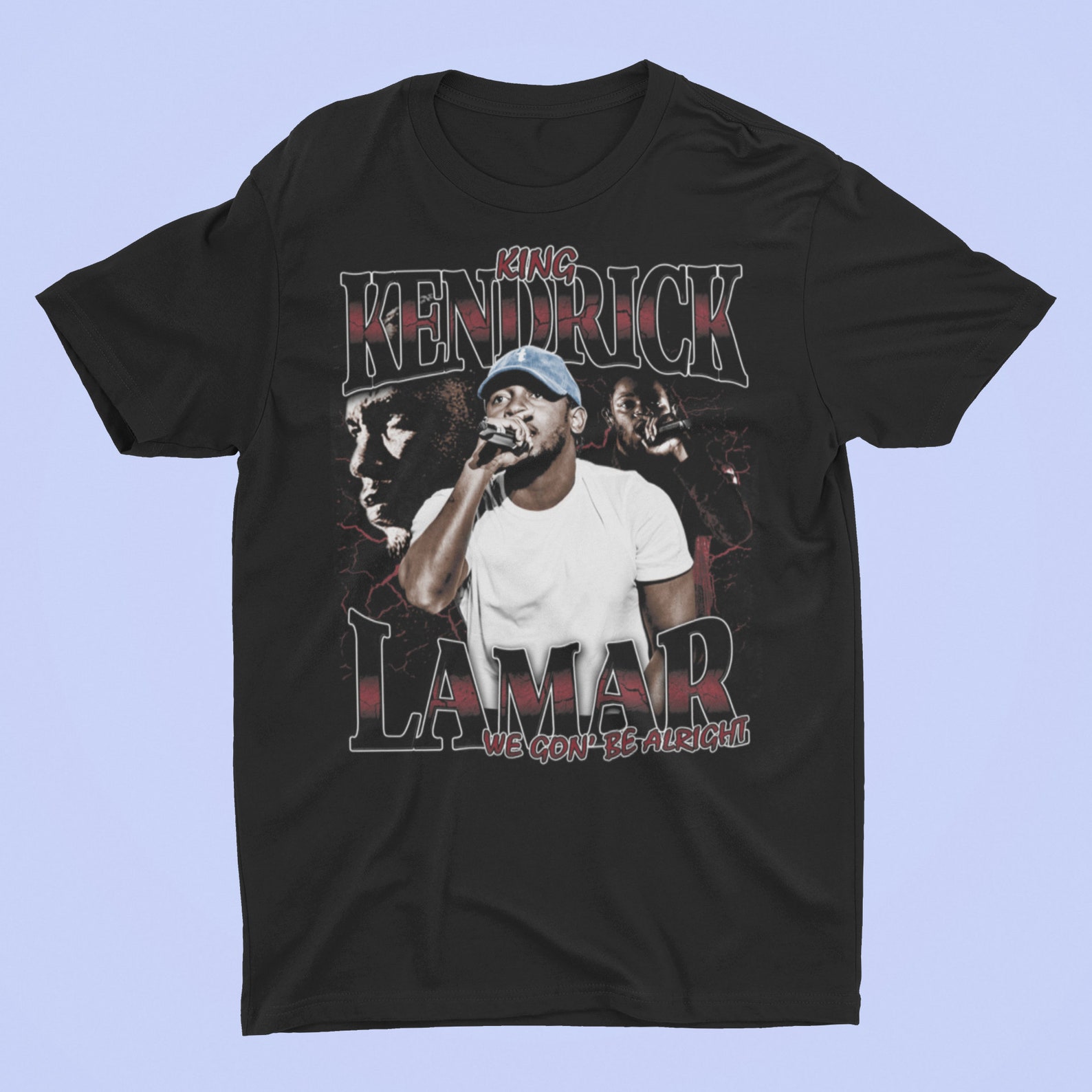 Bootleg Rappers kendrick Lamar T shirt Rap RnB Hip Hop Lovers Etsy