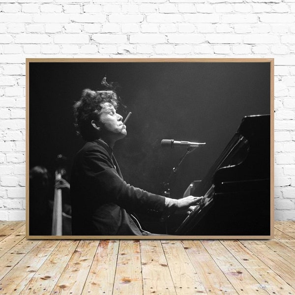 Tom Waits Music Poster Canvas Wall Art Home Decor (No Frame)