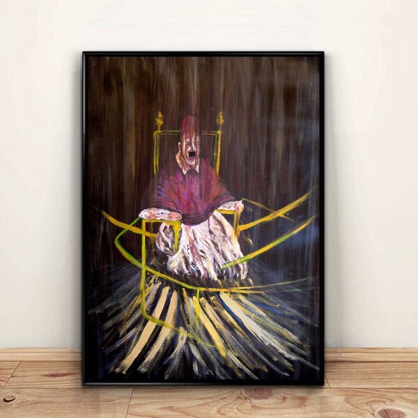 Francis Bacon Poster Canvas Wall Art Home Decor (No Frame)